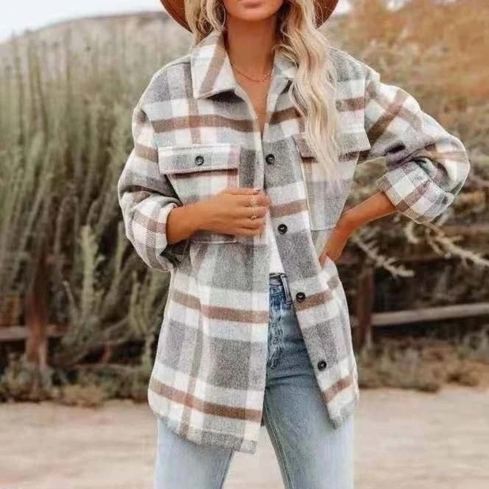 Flannel Plaid Jacket
